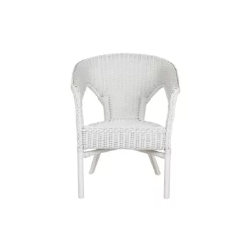 Silla ratan 60x60x78 blanco