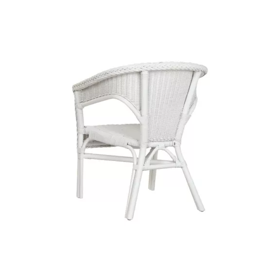 Silla ratan 60x60x78 blanco