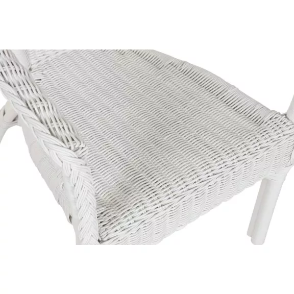 Silla ratan 60x60x78 blanco