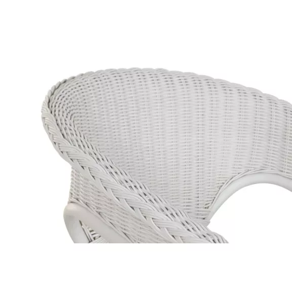 Silla ratan 60x60x78 blanco