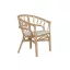 Silla ratan poliester 56x56x77 natural