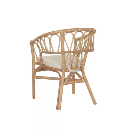 Silla ratan poliester 56x56x77 natural