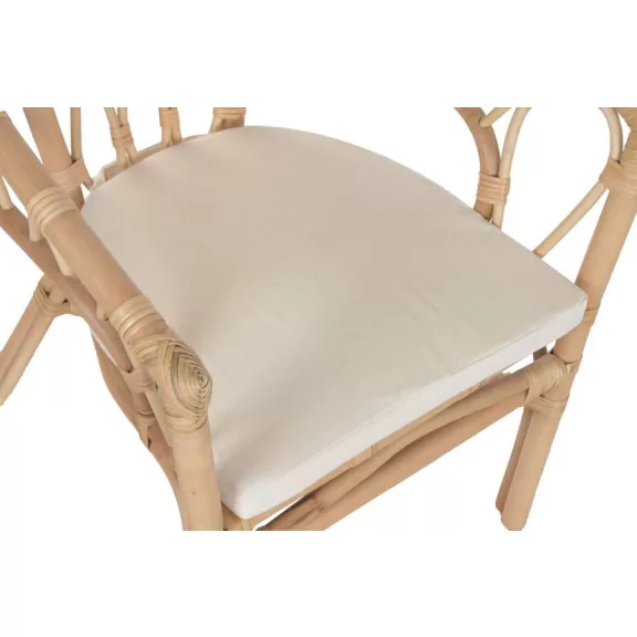 Silla ratan poliester 56x56x77 natural