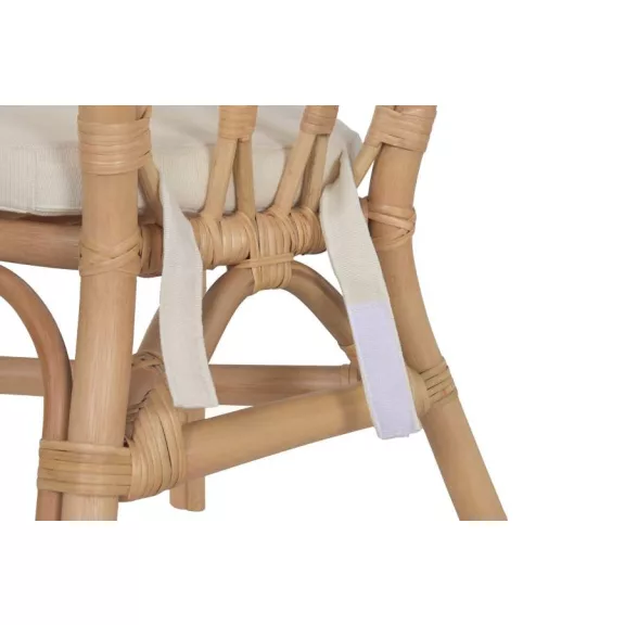 Silla ratan poliester 56x56x77 natural