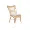 Silla ratan poliester 54x67x97 cojin beige