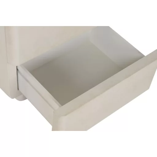 Modern fehér éjjeliszekrény – 48×38×46 cm