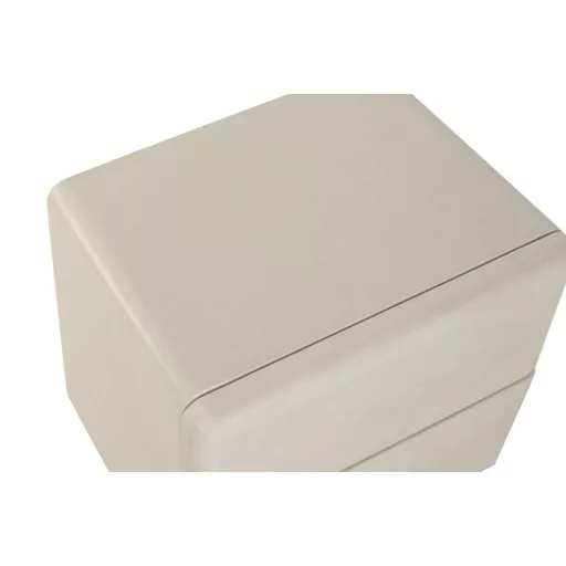 Modern fehér éjjeliszekrény – 48×38×46 cm