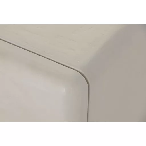 Modern fehér éjjeliszekrény – 48×38×46 cm