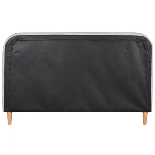 Kárpitozott franciaágy szövet bevonattal – 170×219×104 cm, max. 220 kg