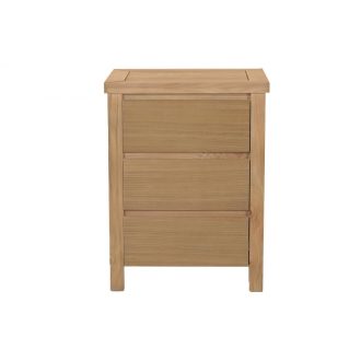 Éjjeliszekrény fenyőfából – natúr, 50×40×66 cm