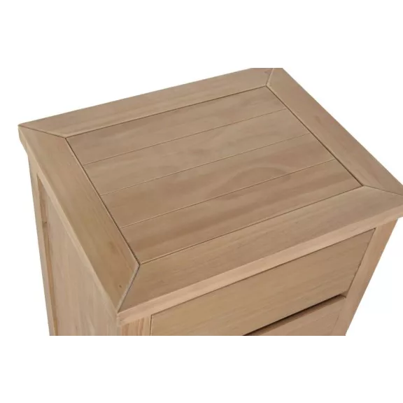 Éjjeliszekrény fenyőfából – natúr, 50×40×66 cm