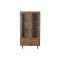 Vitrina acacia cristal 100x40x185 marron