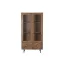 Vitrina acacia cristal 100x40x185 marron
