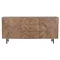 Buffet acacia metal 170x40x80 marron