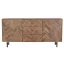 Buffet acacia metal 170x40x80 marron