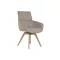 Silla madera de hevea 59x62,5x90 giratorio