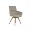 Silla madera de hevea 59x62,5x90 giratorio