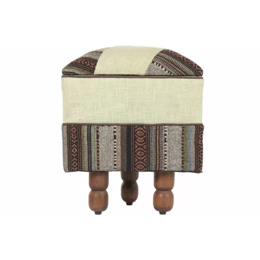 Reposapies algodon mango 40x40x45 con tapa