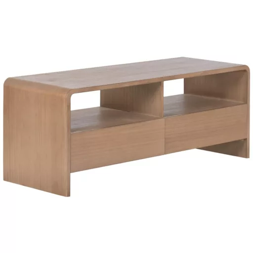 Mueble tv paulownia olmo 120x40x45 2 cajones