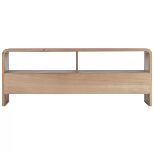 Mueble tv paulownia olmo 120x40x45 2 cajones