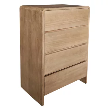 Chifonier paulownia olmo 60x40x94 4 cajones