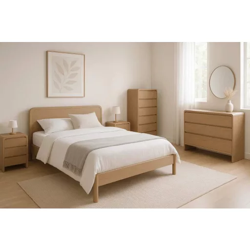 Chifonier paulownia olmo 60x40x94 4 cajones