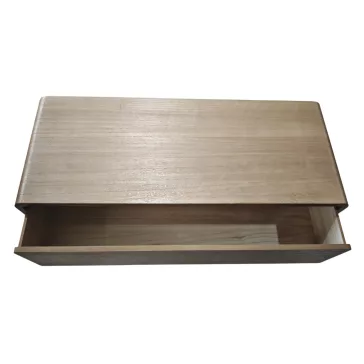 Comoda paulownia olmo 100x40x74 3 cajones natural
