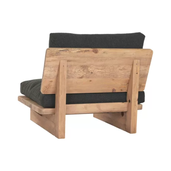 Sillon madera reciclada pino 95x88x75 envejecido