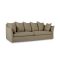 Sofa lino 260x104x90 con 7 cojines verde