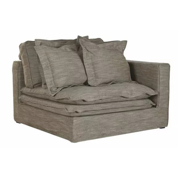 Modulo sofa izq/der poliester 120x120x95 verde