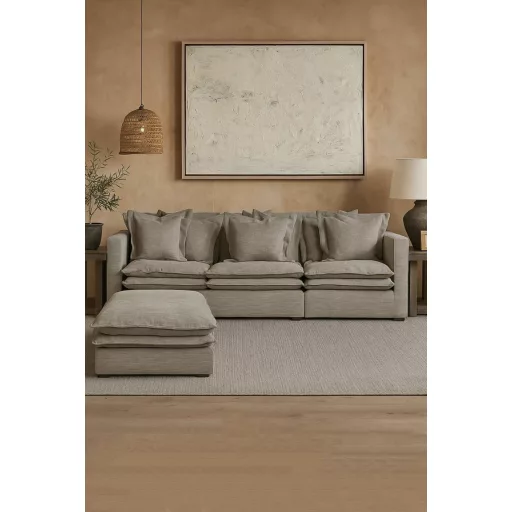 Modulo auxiliar sofa poliester 110x110x48 verde