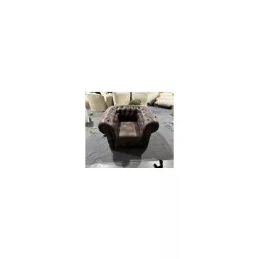 Sofa madera pu 196x81x76 marron