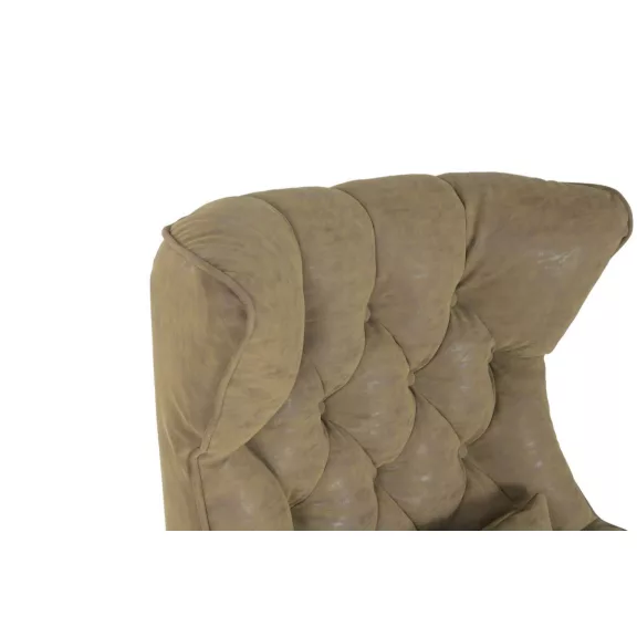 Butaca madera pu 75x80x102 marron