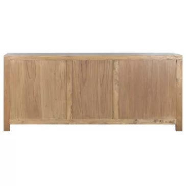   Újrahasznosított (szilfa) fából készült tálalószekrény (buffet), 200×45×85 cm 