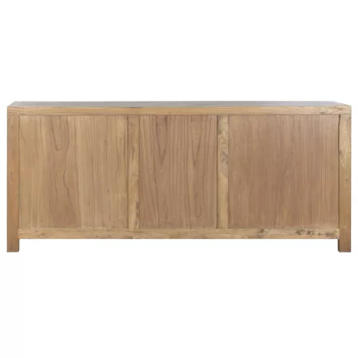 Újrahasznosított (szilfa) fából készült tálalószekrény (buffet), 200×45×85 cm 