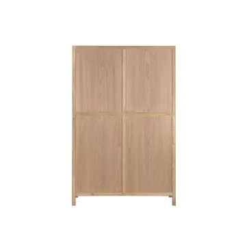   Újrahasznosított olmo (szilfa) fából készült polcos szekrény, 120×38×190 cm