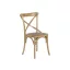 Silla olmo ratan 50x52,5x88 crossback envejecido