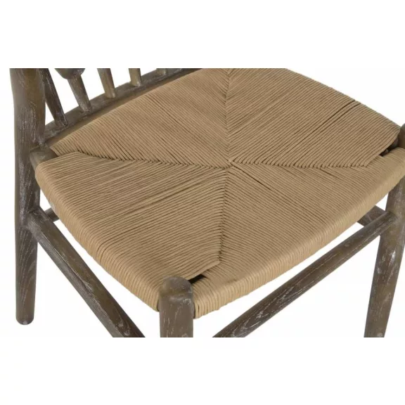 Silla olmo ratan 57x47x79 natural
