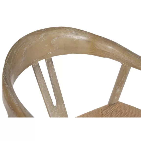 Silla olmo fibra 57x53x76 natural