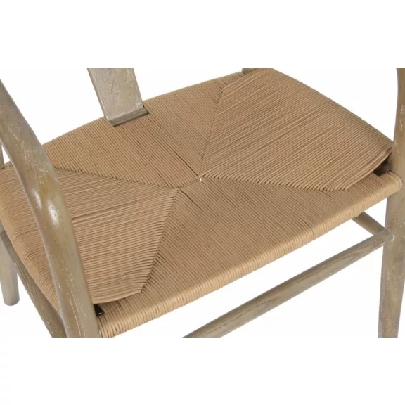 Silla olmo fibra 57x53x76 natural