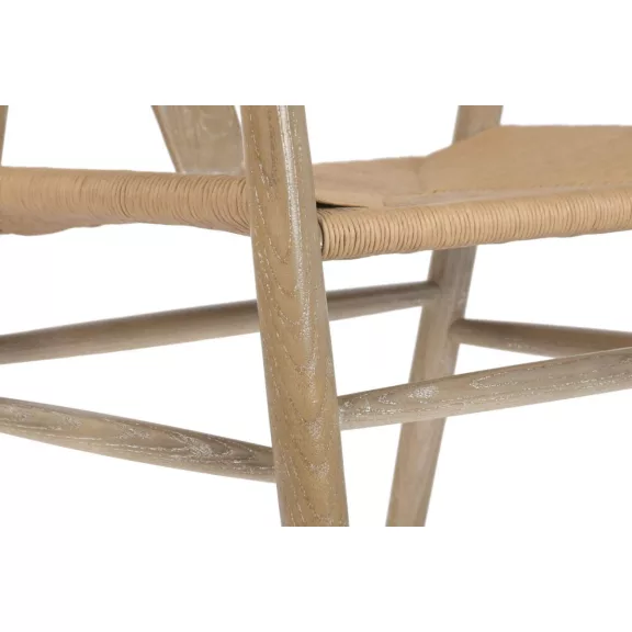 Silla olmo fibra 57x53x76 natural