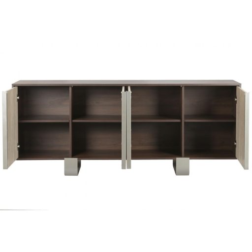 Buffet mdf metal 180x40x73,5 61,60 simil marmol