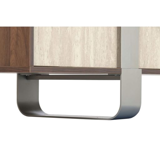 Buffet mdf metal 180x40x73,5 61,60 simil marmol