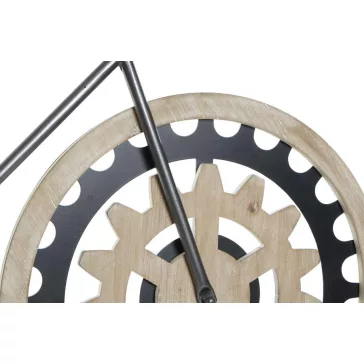 Óra falra fém mdf 108x6,4x63,5 párna fekete