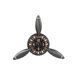 Falióra propeller fém, pvc 118x24x134 cm fekete