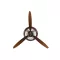 Falióra propeller fém, pvc 75,5x8x67 cm barna