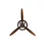 Falióra propeller fém, pvc 75,5x8x67 cm barna