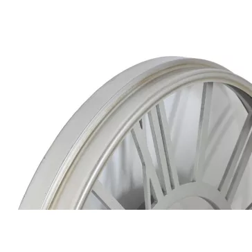 Falióra fém 102x9,5x102 cm ezüst