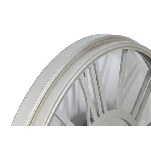 Falióra fém 102x9,5x102 cm ezüst