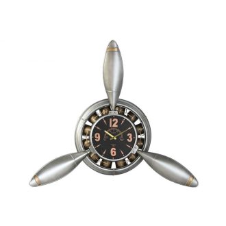 Falióra propeller fém 133x24x120 cm ezüst
